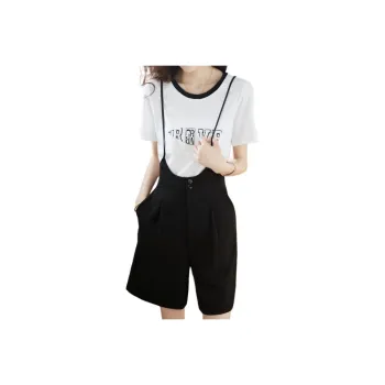 Mo Han Yi Mei Casual Suit Women's Black White