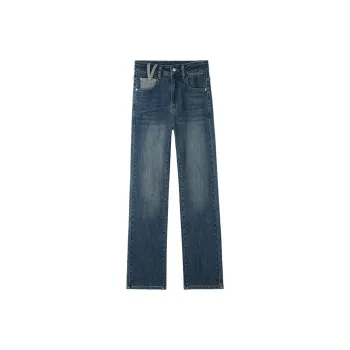 HIPPIEMISS Jeans Women's Vintage Dark Blue