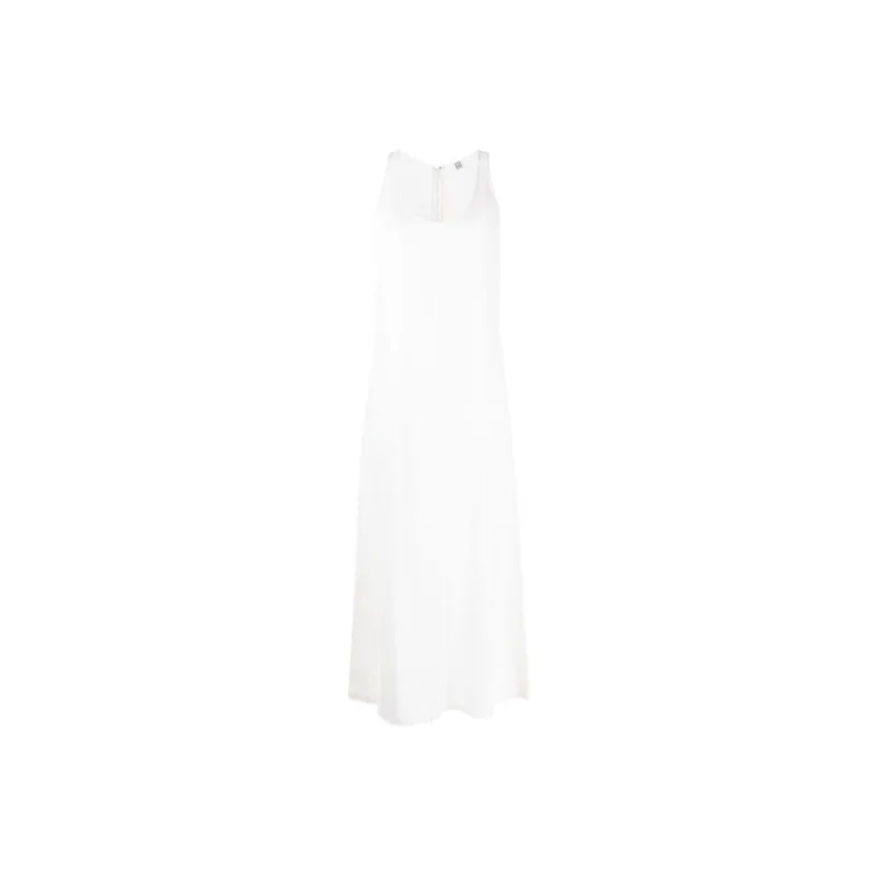 TOTEME Short Sleeved Dresses Women's White-0