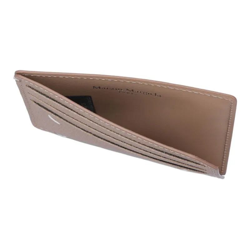 Maison Margiela Cow Leather Wallet, Card Holder Men's Camel-2