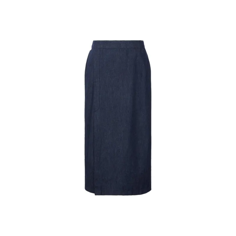 GUESS Denim Long Skirts Women's Blue-0