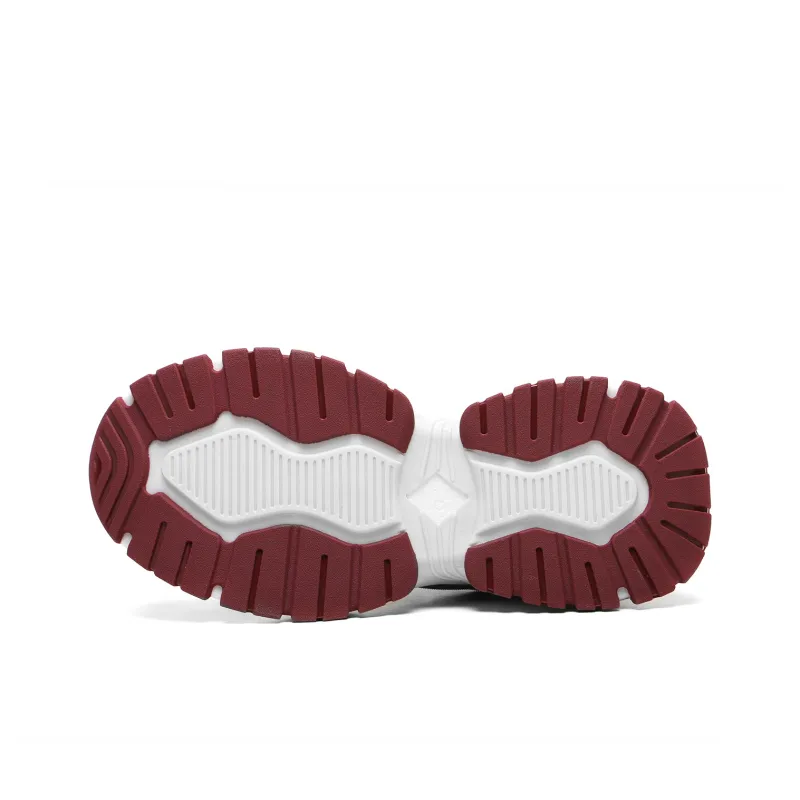 Meixi Abrasion Resistant Breathable Height Increasing Low Top Chunky Sneakers Men's-4