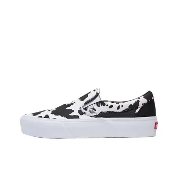 Vans Custom Classic Anti Slip Wear Resistant Low Top Skateboard Shoes Unisex Black White