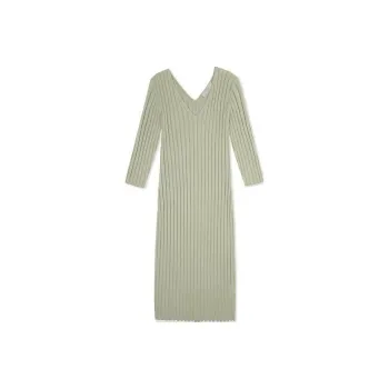 GUESS Long-Sleeved Dresses Women's Light Green