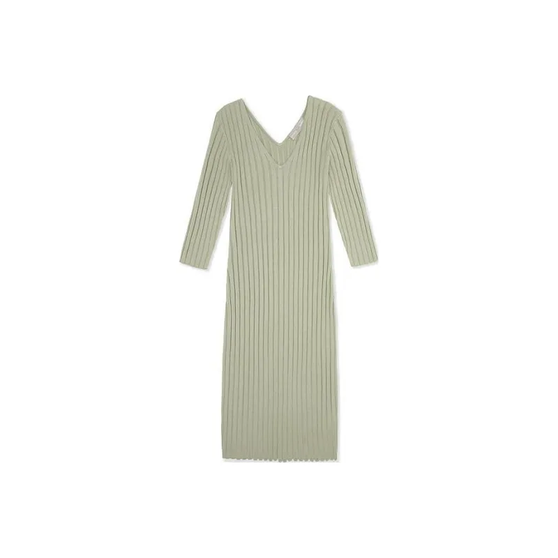 GUESS Long-Sleeved Dresses Women's Light Green-0