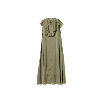 Beams Short Sleeved Dresses Women's Green