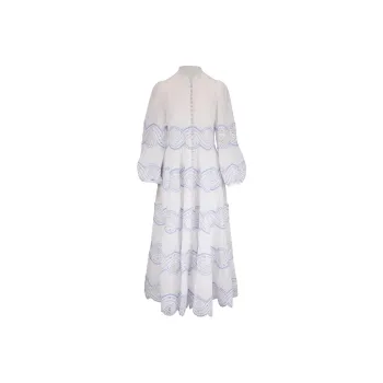 Zimmermann Long Sleeved Dress Women's Blue