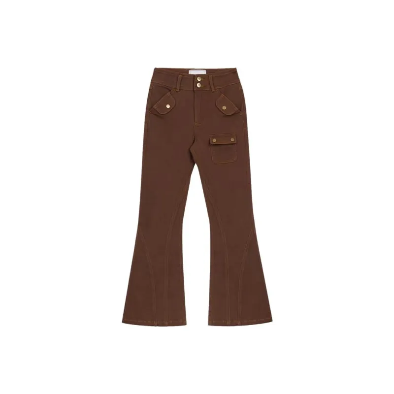 ONOFFON Jeans Women's Dark Brown-0