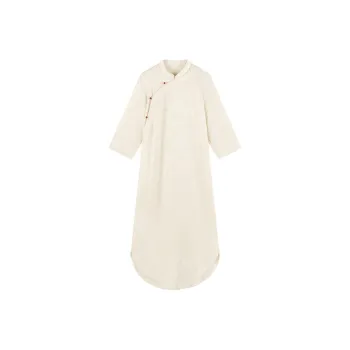 Ginger SS24 Long-Sleeved Dresses Women's Chiffon White