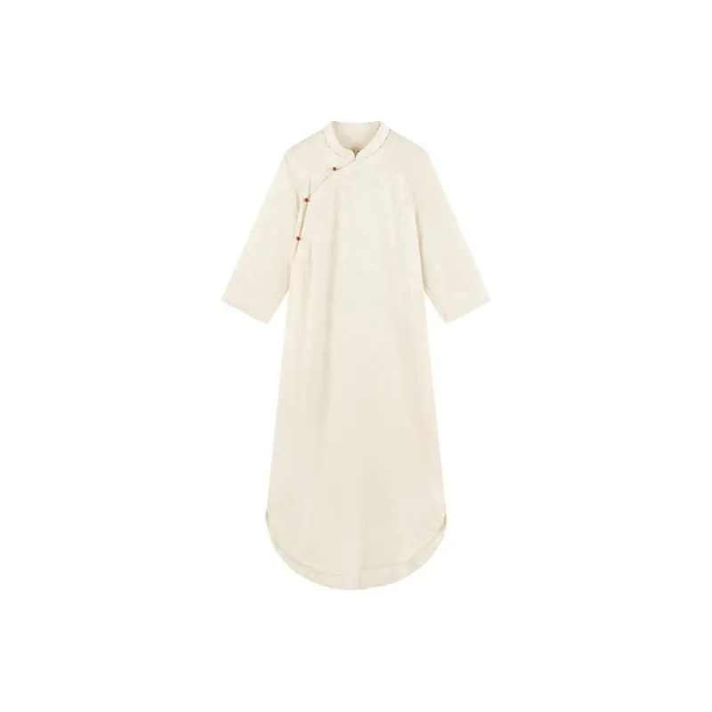 Ginger SS24 Long-Sleeved Dresses Women's Chiffon White-0