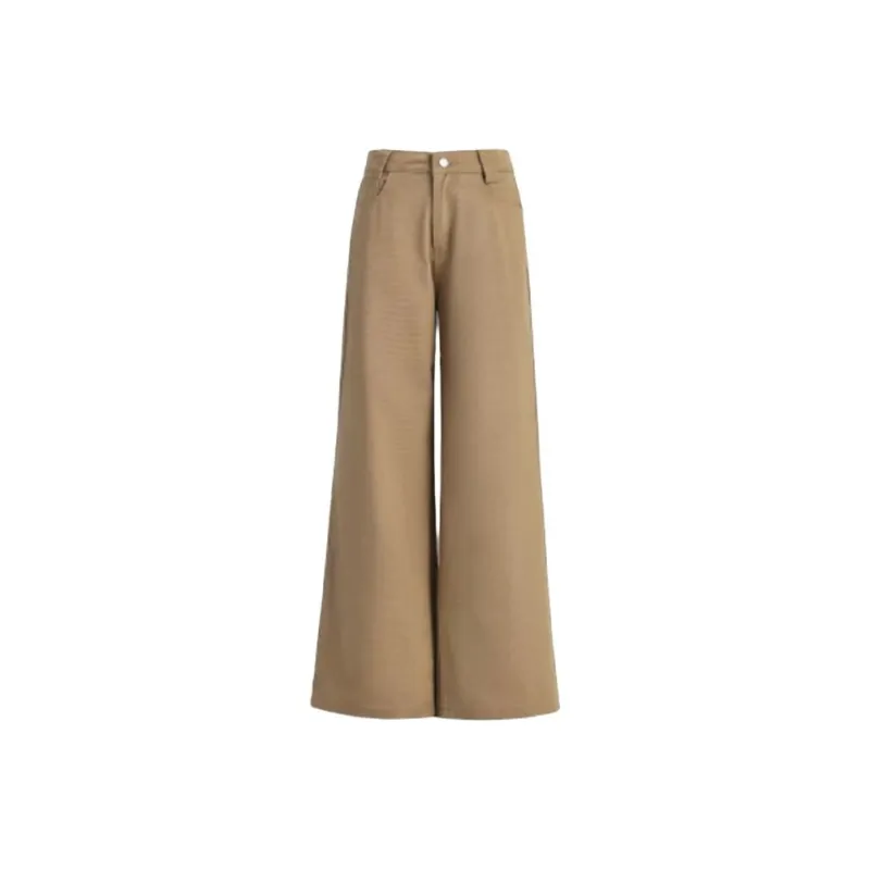 TIBINB Jeans Women's Latte Brown-0