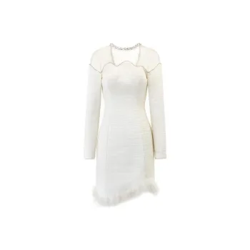 Misi Camii Long Sleeved Dresses Women's Ecru