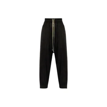 RICK OWENS Zipped Drawstring Trousers