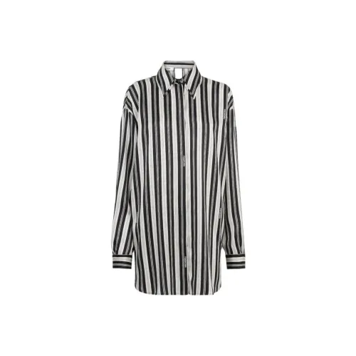 FENDI Striped Silk Shirtdress