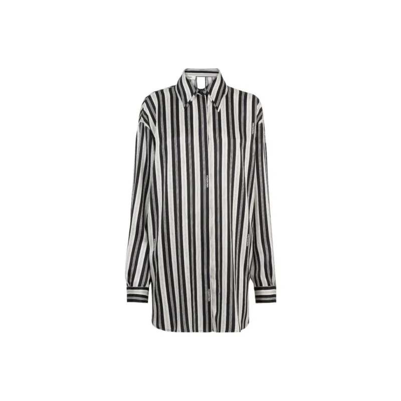FENDI Striped Silk Shirtdress-0