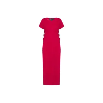 Adidas Y 3 Women's Stripe Dress Red/Chili Pepper