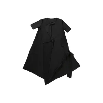 Yohji Yamamoto Asymmetric Midi Dress