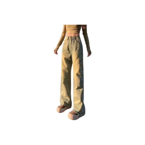 Kazakhstan Jeans Women's Yellow Mud