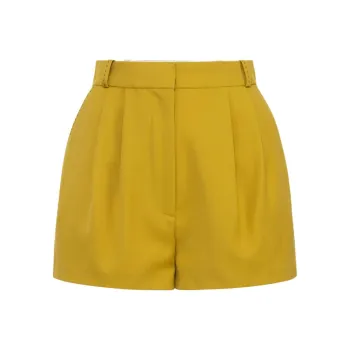 Elisabetta Franchi Logo Plaque Flap Shorts