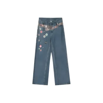 TIBINB Jeans Women's Blue