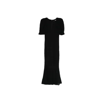 Rotate Lace Puff sleeves Maxi Dress