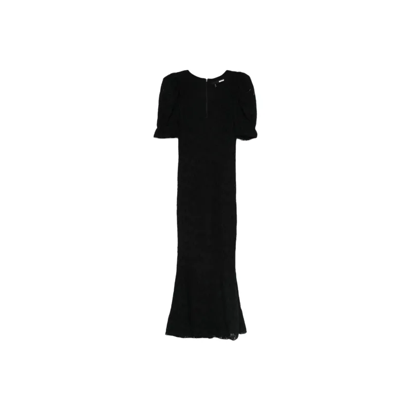 Rotate Lace Puff sleeves Maxi Dress-0