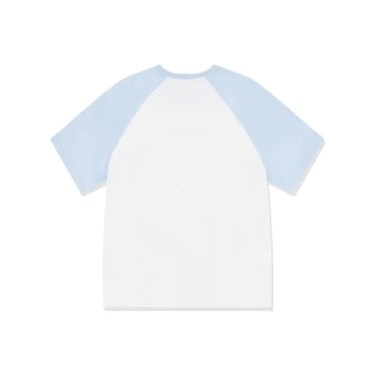 QIAODAN Sports Life Collection SS25 Raglan Sleeve T Shirt Women's Jordan White Sky Blue-1
