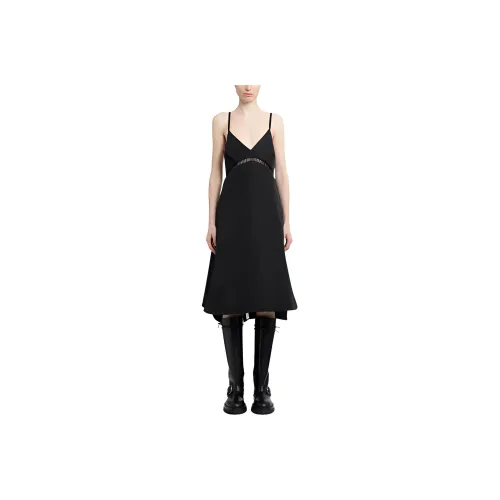 MM6 Maison Margiela V Neck Shift Mini Dress