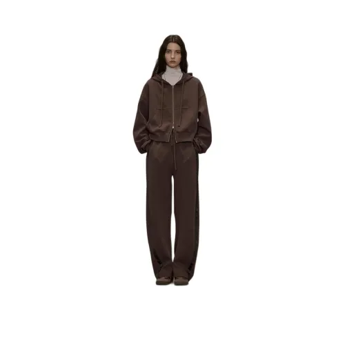 SEMICIRCLE Sweatshirt Set Women's Brown