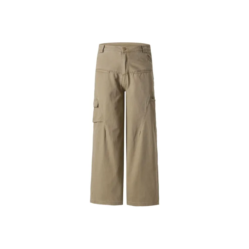 Vine Color Cargo Pants Unisex-2