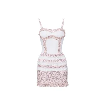 Girly Fancy Club Slip Dresses Women's Multicolor