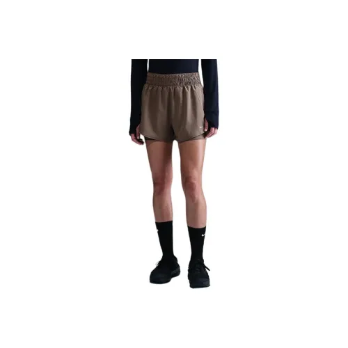 Nike One Women's Dri FIT High Waisted 3' 2 in 1 Shorts