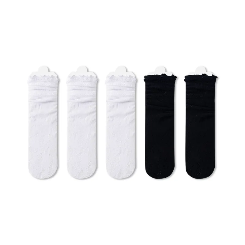 MIIOW Knee High Socks Women's 5 Pack-8