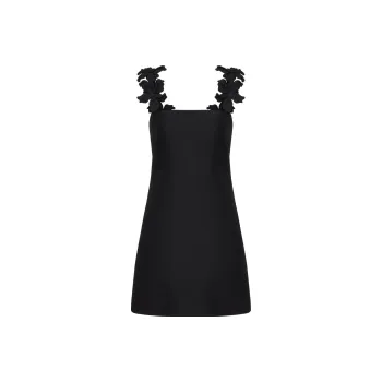 Valentino SS24 Sleeveless Dress Women's Black