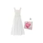 White Tank Top Dress+Box