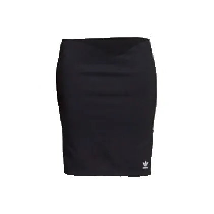Adidas Originals Casual Short Skirts Women's Black-0