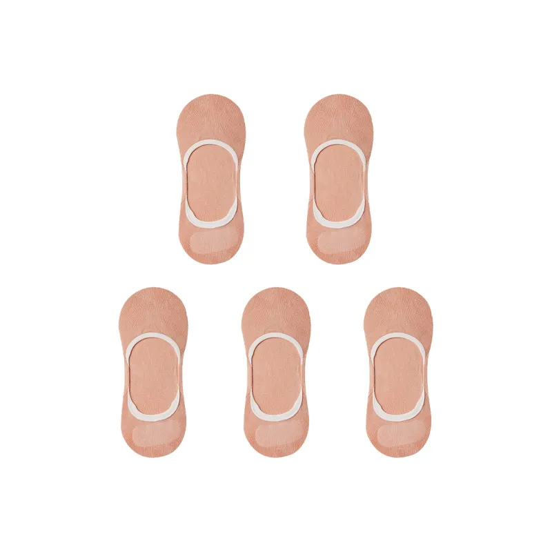 Cotton Gene No Show Socks Women's Combo Set-7