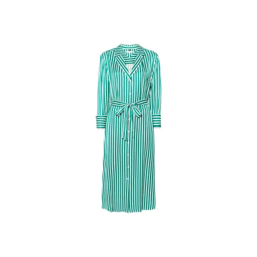 Tommy Hilfiger Striped Midi Shirt Dress