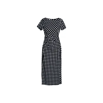 ROEYSHOUSE Short Sleeved Dresses Women's Black