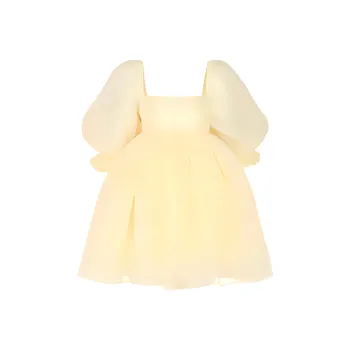 Selkie Collection Short Sleeved Dress Women's Yellow