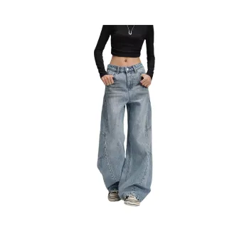 Ordifen Jeans Women's Light Blue