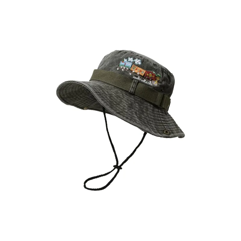 IOTS Polyester Bucket Hats Unisex-6