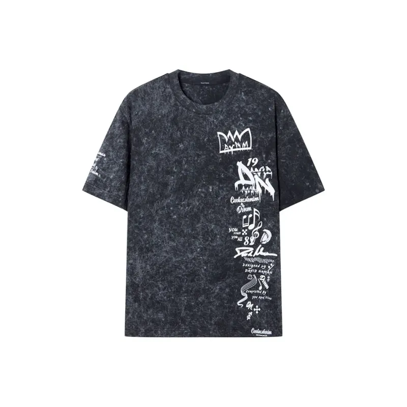 DAVID NAMAN T Shirts Men Gray-0