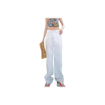 Seven Up And Nine Down Jeans Women's Light Greenish