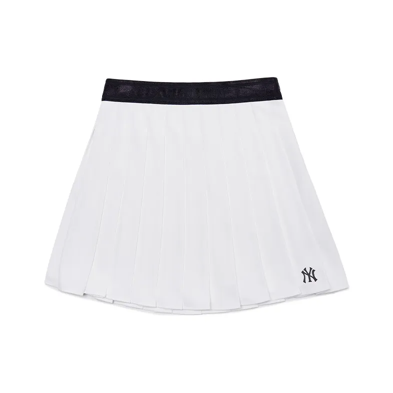 MLB New York Yankees Casual Short Skirts Women's White-0