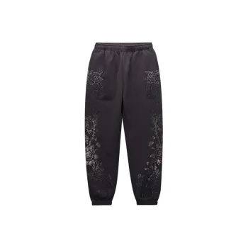 Ed Hardy SS25 Knitted Sports Pants Women's Black