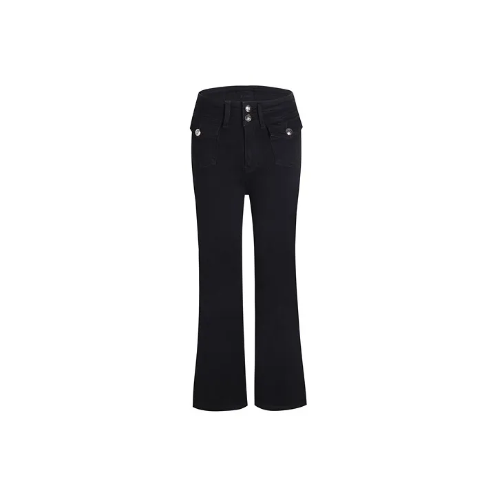 LIUREGALI Jeans Women's Black-0