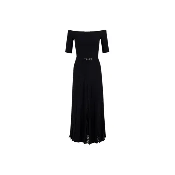 GABRIELA HEARST Short Sleeved Dresses Women's Black