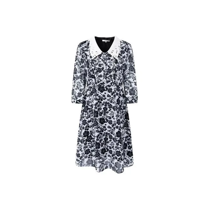 JZ Juzui Long-Sleeved Dresses Women's Heather Black-0