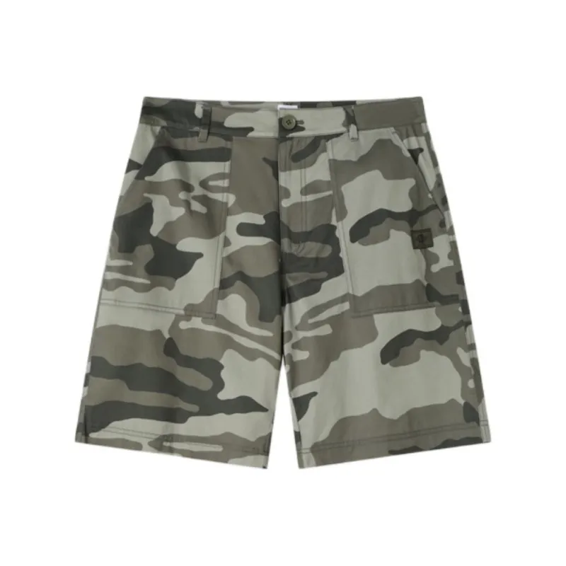 GAP Casual Shorts Women's Green Camouflage-0